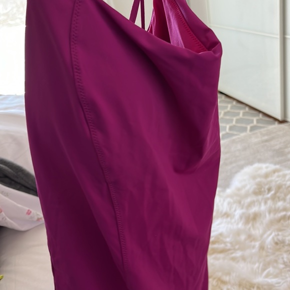 Athleta Cortes Strappy Swimsuit Plum Purple One piece - Picture 8 of 8
